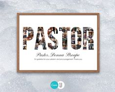 the word paster is made up of photos in different font styles and colors on a white background