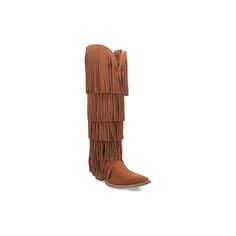 Make a fashion statement with these Dingo Wild Child Women's Suede Fringe Boots. Click this FOOTWEAR GUIDE to find the perfect fit and more! Make a fashion statement with these Dingo Wild Child Women's Suede Fringe Boots. Click this FOOTWEAR GUIDE to find the perfect fit and more! FEATURES Fringe details Tall silhouette Foam footbed for all day comfort Durable rubber outsole Pull-on for easy on and offDETAILS Suede upper Polyester lining Foam midsole TPR rubber outsole Pointed toe Pull-on Foam footbed 2 1/2-in. heel 16-in. shaft 12-in. circumference Spot clean Imported WARNING: THIS PRODUCT CAN EXPOSE YOU TO CHEMICALS INCLUDING LEAD WHICH IS KNOWN TO THE STATE OF CALIFORNIA TO CAUSE CANCER, BIRTH DEFECTS OR REPRODUCTIVE HARM AND BUTYL BENZYL PHTHALATE (BBP) WHICH IS KNOWN TO THE STATE OF C Suede Fringe Boots, Fringe Boots, Suede Fringe, Wild Child, Boot Shoes Women, Fashion Statement, Shoe Boots, Perfect Fit, Size 10