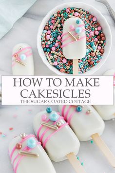 how to make cake pops the sugar coated cottage