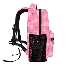 .title { font-size: 18px; } .title1 { font-size: 14px; } .list { background-position: left 10px; } Casual Designer Backpack for Boys, Girls, Men, and Women for School or WorkType: Nylon Material, 17 inches, All Over Printing - 18 Oz. Made from durable nylon fabric, lightweight and large capacity.- Dimension : 17"(H) × 11"（L) × 5"（W).- Highlighted by a main compartment with a two-way zipper, an interior zipper pocket, three opening pockets, a front zipper pocket, and two side-mesh pockets.- The a Pink Backpack For Outdoor Use, Portable Pink Backpack For Outdoor Use, Pink Outdoor Backpack, Outdoor Pink Lightweight Backpack, Pink Softback Bag For Outdoor, Rectangular Pink Backpack For Study, Casual Outdoor Bag With Letter Print, Study Backpack Rectangular, Rectangular Pink Portable Backpack