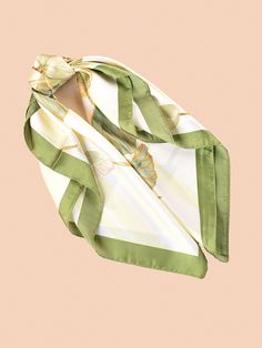 This stylish bandana style silk scarf features a retro lotus flower print, perfect for adding a touch of elegance to your outfit. Its versatile design allows for wear on the neck, head, or as sun protection. Made with high-quality silk, providing a luxurious feel and comfortable fit. Color : Multicolor Material : Polyester Composition : 100% Polyester Element : Plants Product Technique : Printing Style Type Length Width Blue 27.6 27.6 Green 27.6 27.6 Trendy White Square Silk Scarf, Trendy Green Silk Scarf For Spring, Chic Green Silk Scarf For Spring, White Square Scarf For Spring, White Square Silk Scarf For Spring, Elegant White Bandana Scarf, Elegant White Bandana, Trendy Green Bandana For Spring, Trendy Green Spring Bandana