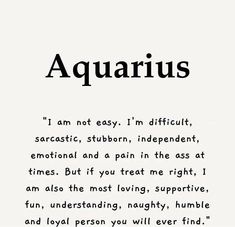 the text is written in black and white on a piece of paper that says, aquarius