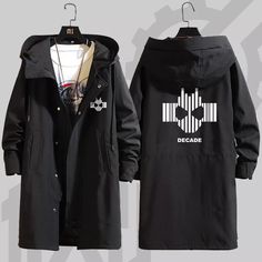 Kamen Rider Decade Fashion Harajuku Long Sleeve Hoodie Unisex Windbreaker Coat | eBay Black Cotton Hooded Jacket, Black Cotton Hooded Outerwear, Black Cotton Hooded Jacket With Long Sleeves, Black Cotton Long Sleeve Hooded Jacket, Black Long Sleeve Cotton Windbreaker, Casual Black Parka For Streetwear, Cotton Hooded Outerwear With Graphic Print, Black Cotton Techwear Windbreaker, Black Cotton Windbreaker In Techwear Style