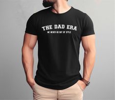 Swift Concert, Swiftie Fan Shirt, Music Concert Shirt, In My Dad Era, The Dad Era Shirt, Swiftie Dad Era, Swifty Dad Tee, Father's Day Gift, Swiftie Concert Shirt, Dad Swiftie Shirt, Dad of Swiftie Tshirt. PLEASE CONTACT US FOR MORE COLOR AND SİZE OPTIONS https://evocativecreationsco.etsy.com PRODUCT DESCRIPTION                                                                                                      BELLA CANVAS 3001 UNISEX SHIRTS: This updated unisex essential fits like a well-loved Casual Fitted Tops For Father's Day, Fitted Casual Tops For Father's Day, Fitted Short Sleeve T-shirt For Father's Day, Swiftie Shirt, Concert Shirts, Fan Shirts, Shirt Store, Dad Birthday, Crew Neck Shirt