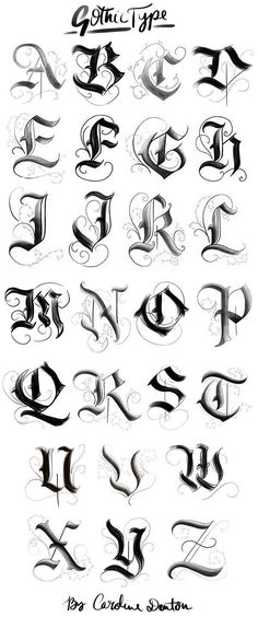 some type of calligraphy that has been drawn in ink and is very detailed with the letters