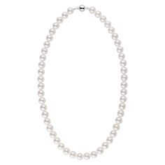 This stunning necklace is part of our unique strand series. The special pearls in this collection have been photographed individually instead of using stock images. Based on the surface, shape, luster and matching, this strand falls within our AAA grading range. The finest Akoya pearls, grown in the cold coastal waters of Japan, are known for their perfect round shape, mirror-like luster, and smooth surfaces. Each pearl is individually knotted on double silk so they never rub against each other Shape Mirror, Akoya Pearl Necklace, Akoya Pearls, Gold Polish, Stunning Necklace, White Silver, Round Shape, Warm White, Pearl Necklace