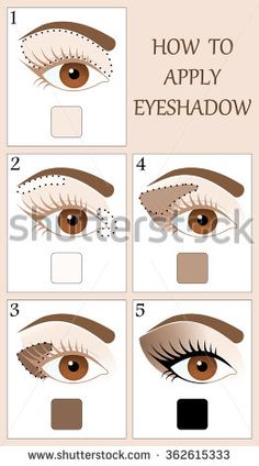 Permanente Make-up, Natural Eye Makeup Tutorial, Natural Make Up Looks, Eyeshadow For Brown Eyes