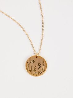 <p>This matte gold wildflower necklace is a great layering piece to add to your jewelry box! The wildflower detailing is so dainty and simple.</p> Minimalist 14k Gold Filled Jewelry With Flower Charm, Minimalist Flower Charm Necklace For Everyday Wear, Minimalist Necklace With Flower Charm For Everyday, Minimalist Everyday Necklace With Flower Charm, Minimalist Everyday Jewelry With Flower Charm, Everyday Minimalist Necklace With Flower Charm, Dainty Adjustable Charm Necklaces With Flower Pendant, Dainty Adjustable Charm Necklace With Flower Pendant, Dainty Adjustable Flower Pendant Charm Necklaces