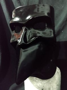 Nameless Ghoul mask from the band Ghost, made of resin and fiberglass Black Full Face Horror Mask, Black Horror Full Face Mask, Nameless Ghoul Mask, Bauta Mask, Ghoul Mask, The Band Ghost, Band Ghost, Selling On Etsy, Sell On Etsy