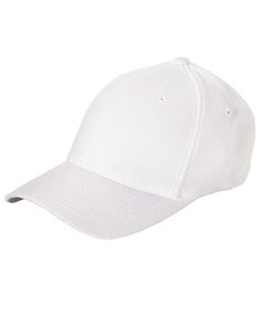 a white baseball cap on a white background