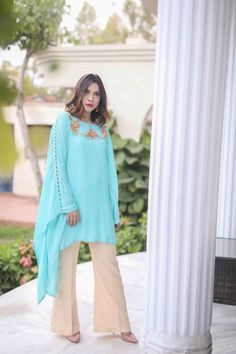 SKU: 720 Price for Shirt & Trouser 2pc Silk fabric with all handwork of pearl, thread, floral work with thread, pearl scattered all over. Pakistani Designer Clothes, Luxury Pret, Shirt Trouser, Floral Work, Simple Pakistani Dresses, Pakistani Designers, Kinds Of Clothes, Elevate Your Style, Pakistani Dresses