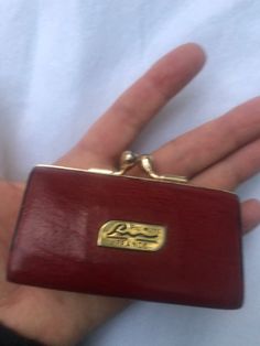 A lovely little coin purse in wonderful Vintage condition!  Unique rectangular box like shape . Nice quality item with clasp firm ,  functioning beautifully.  Measures 84mm in length.  Height 45mm  Depth at base 32mm Brown Leather Loafers, Coin Purses, Purse Pouch, Vintage Photography, Leather Loafers, Red Roses, Brown Leather, Coin Purse, Miniatures