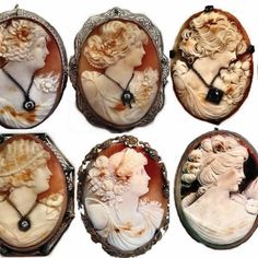 Faces Give Clues to Cameo Jewelry Age, Materials - Antique Trader Cameos Jewelry, Antique Identification, Antique Cameo Jewelry, Vintage Cameo Jewelry, Upcycle Jewelry, Vintage Jewelry Ideas