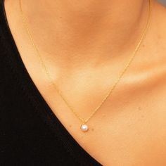 14k Solid Gold Pearl Necklace, Dainty Pearl Necklace, Natural Pearl Necklace, Bridesmaid Gift, Wedding Gift, Silver Single Pearl Necklace Back to my store for more options: https://www.etsy.com/shop/CIELOJEWELRYDESIGN ► 14k Solid Gold Pearl Necklace  * Material: High Quality 925 Sterling Silver, 8k Solid Gold, 14k Solid Gold, 18k Solid Gold * Colors: Silver options are; Gold-filled, Original Silver Color, Rose color. Solid gold color options are; Yellow Gold, White Gold, and Rose Gold * All the Dainty Pearl Chain Necklace For Formal Occasions, Elegant Birthstone Necklace With Adjustable Chain, Elegant Birthstone Necklace With Delicate Chain, Gold Pendant Bridal Necklace Gift, Sterling Silver Fine Jewelry Charm Necklaces For Wedding, Delicate Round Necklace With Pearl Charm, Wedding 14k Gold Clavicle Chain Charm Necklaces, Dainty Round Pendant Necklace For Formal Occasions, Dainty Gold Bridal Necklace With Pearl Charm