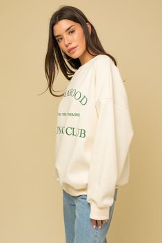 Mamahood Brunch Club Sweatshirt brings cozy comfort and humor for every tired mama. The oversized fit and thick, luxe cotton sweatshirt material make it perfect lounge wear while you juggle your many responsibilities. The embroidered 'Mamahood Brunch Club' front adds just the right touch of laughter to remind you that mom life doesn't have to be taken too seriously, especially on the weekends. "Mamahood Brunch Club, Est. Too tired to remember." 68% Polyester, 32% Cotton Want to view this on the Tired Mama, Brunch Club, Rachel Clark, Too Tired, Club Sweatshirts, Embroidered Sweatshirt, Embroidered Sweatshirts, Comforters Cozy, Stylish Dresses