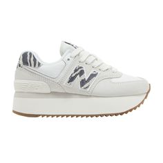 Find NEW BALANCE Wmns 574+ 'sea Salt Animal Print on Editorialist. Wmns 574+ 'Sea Salt Animal Print' New Balances, New Balance 574, Zebra Print, Sea Salt, Cute Shoes, New Balance, Top Sneakers, Animal Print, Give It To Me