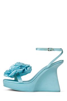 HIBISCUS Jeffrey Campbell Sky Blue Satin 6