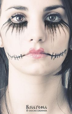 Haunt Makeup, Halloween Fiesta, Halloween Fest, Kajal Eyeliner, Makeup Idea, Doll Makeup, Special Effects Makeup, Halloween Costumes Makeup