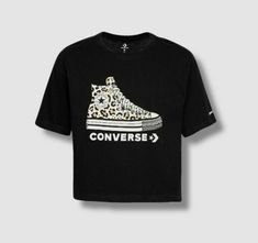 $25 Converse Kid's Girl's Black Leopard Print Sneaker T-Shirt Size S Description Crew neckline Short sleeve Leopard print sneaker graphic at front Cotton Machine washable Imported About Us We sell only 100% authentic clothing from new with tags to gently used. We have a 100% authentic or money back guarantee on every item we sell. Items are listed daily so make sure to put us on your favorite! Most of our items come from a nationwide high end dept store. We have been in business for over 10 year Converse Graphic Print Short Sleeve T-shirt, Converse Cotton Graphic Tee, Converse Cotton Crew Neck Top, Converse Cotton Crew Neck T-shirt, Converse Graphic Tee In Cotton, Converse Graphic Tee Cotton Top, Converse Graphic Tee Crew Neck Top, Casual White Converse Tops, Leopard Print Sneakers