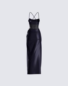 Walk into the room knowing you are about to steal the show 🌟 This black satin maxi dress is paired with a sequin corset top gives off a powerful bad b*tch vibe that will be impossible to ignore 🖤 Glamorous Black Evening Dress With Boned Bodice, Black Satin Evening Dress For Party Season, Glamorous Black Evening Dress With Corset Back, Satin Evening Dress For Night Out, Satin Evening Dress With Boned Bodice For Night Out, Black Evening Dress With Boned Bodice For Night Out, Maxi Length Corset Dress For Prom, Party Season Satin Evening Dress, Maxi Length Corset Dress For Prom Party