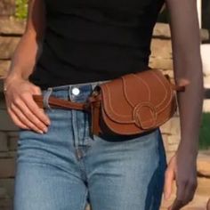 Wear This Chic Vegan Leather Bag Slung On Your Hips, Cinched On Your Waist, Or Across Your Torso To Elevate Every Ensemble. Dimensions: 24cm (L) X 11.5 Cm (W) X 15.2 Cm (H) Can Be Worn As A Crossbody Bag, Belt Bag, Or Shoulder Bag Summer Everyday Belt Bag, Summer Crossbody Belt Bag, Casual Brown Shoulder Bag With Belt Loops, Adjustable Pouch Belt Bag, Brown Belt Bag With Removable Pouch, Brown Belt Bag, Bag Belt, Vegan Leather Bag, Saddle Brown