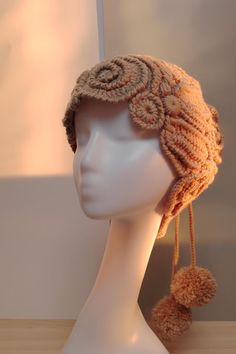 This crochet cloche hat is Made from wool and acrylic mix yarn. I can crochet in any color to order. Size: S    54-55 cm M   56-57 cm L    58-59cm XL 60-61 cm Care instructions: Hand wash in cool water and lay flat to dry. Ready to ship. Every item is carefully made, crocheted seamless, washed and packaged to ensure the item you receive is the best it can be. I offer you wonderful design of items with high quality, fast shipping and excellent customer service!  Made to order  MADE TO ORDER in 1-2 weeks after payment+ shipping terms. If you need them asap, please welcome to contact me. If you want something like that, just a different colour, please contact me. This item was crocheted in a Smoke-Free home. Thank you for visiting my shop :) Crochet Cloche Hat, Women Winter Hat, Hat French, Bohemian Hats, Crochet Women, Crochet Woman, Winter Hats For Women, Cloche Hat, Wool Hat