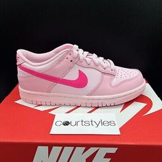 Great shopping ideas for Brand New Rare Nike Dunk Low GS Triple Pink Barbie DH9765-600 GS Fast Shipping, Mens Shoes Cortez Shoes, Nike Vomero, Nike Classic Cortez, Rare Nikes, Pink Barbie, Womens Air Jordans, Nike Classic, Nike Dunk High, Nike Air Huarache