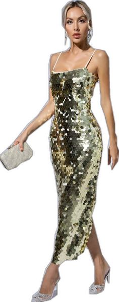 Glamorous Sequin Prom Dress For Festive Occasions, Glamorous Sequin Fabric For Evening Prom, Glamorous Festive Sequin Dress For Night Out, Glamorous Sequin Fabric For Prom And Festive Occasions, Festive Sequin Prom Dress, Glamorous Mini Dress With Contrast Sequin, Elegant Party Dress With Contrast Sequin, Elegant Sequin Dress With Contrast Sequin For Party, Gold Sequin Dress With Contrast Detail For Wedding