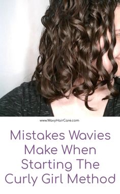 Wavy Girl Method Routine, How To Embrace Natural Wavy Hair, Wavy Hair Updo Casual, Embracing Natural Hair, The Curly Girl Method, Wavy Haircuts, Natural Wavy Hair