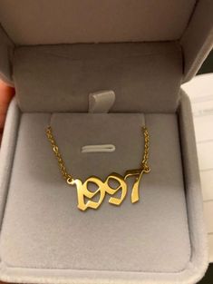 Birth Year Necklace, Year Necklace, Happy 23rd Birthday, Necklace Couple, Date Necklace, Anniversaire Diy, Birthday Necklace, Anniversary Necklace, Necklace Name