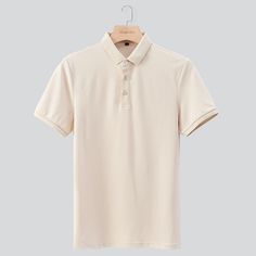 Men's Summer Solid Short Sleeve Polo Shirt
Size Chat： Pink Men, Blue Khakis, Business Casual Men, Japan Fashion, Casual Pullover, Short Sleeve Polo, Mens Polo Shirts, Pants Outfit, Smart Casual