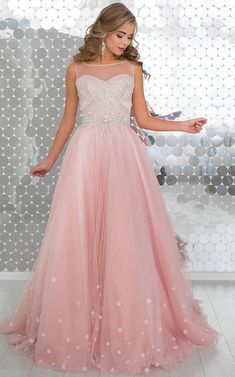 A-Line Floor-Length Bateau Sleeveless Tulle Beading Pleats Button Dress - Dorris Wedding Embellished Sleeveless Dress For Pageant, Spring Sleeveless Gown For Debutante Ball, Sleeveless Gown For Debutante Ball In Spring, Sleeveless Tulle Ball Gown With Fitted Bodice, Sleeveless Pageant Dress With Sheer Bodice, Sleeveless Evening Dress For Quinceanera, Elegant Sleeveless Dress For Pageant, Sleeveless Gown With Sheer Bodice For Pageants, Sleeveless Dresses For Prom Season Pageants