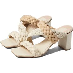 Dolce Vita Partha Ivory Multi Braided Heeled Sandals - New In Box Displaying A Lovely Juxtaposition Of Braided Straps And Woodgrain Block Heel, The Dolce Vita Partha Heeled Sandals Are Sure To Elevate Your Fashion Game. Synthetic Upper, Lining, And Insole. Easy Slip-On Construction. Open Square Toe. Synthetic Outsole. Made In Brazil. Heel Height: 3 In Beach Sandals With Padded Heel In Cream, Elegant High Heel Natural Heels, Elegant Natural High Heels, Elegant Natural Color Block Heel Heels, Cream Block Heel Sandals With Wrapped Heel, Elegant Natural Heels With Wrapped Heel, Elegant Cream Heels For Beach, Elegant Cream Heels For The Beach, Chic Off White Block Heel Shoes