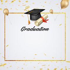 congratulations card with graduation cap and diploma