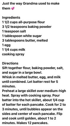 a recipe for baking cookies with instructions on how to make them