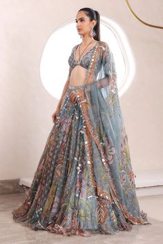 Sangeet Inspiration, Mahima Mahajan, Lehenga Style Saree, Indian Bridesmaid Dresses, Organza Lehenga, Ritu Kumar, Vacuum Storage, Lehenga Style, Indian Dresses Traditional