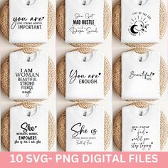 10 svg png digital files for t - shirts