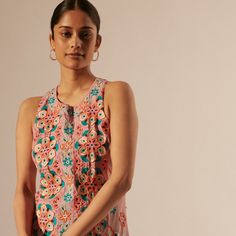 Printed Mini Shift Dress | Nuuly Rent Chic Sleeveless Dresses For Festive Season, Chic Sleeveless Festive Dresses, Chic Sleeveless Dresses For Festive Occasions, Festive Pink Midi Dress, Festive Sleeveless Midi Dress, Casual Multicolor Shift Mini Dress, Summer Shift V-neck Mini Dress, Vacation Mini-length Shift Dress, Floral Print A-line Shift Mini Dress