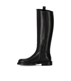 Asymmetrical high boot Piper by Guglielmo Rotta in black leather with side zip closure. Interior and insole in leather, leather sole with non-slip rubber insert, height 3 cm. Shaft height 28 cm.Gender: WomenMaterial: LEATHERColor: BlackMade in: ITProduct ID: 9926-0005*Import tax/duty will be calculated at checkout (If applicable) Calf High Boots, Black High Boots, Black Knee High Boots, Black Suede Boots, Black Knees, Black Boots Women, Pumps Flat, Suede Ankle Boots, Black Leather Boots