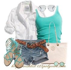 Sweet Summertime! Tank Top Outfit, Mode Tips, Top Outfit, Boyfriend Shirt, Cute Summer Outfits, Joes Jeans, Outfit Casual, Mode Style, Style Outfits