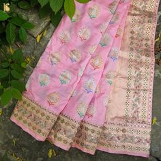 Twilight Pink Handwoven Banarasi Silk Mor Boota Embroidery Border Kadwa Saree - Khinkhwab Traditional Tussar Silk Pre-draped Saree, Dola Silk Traditional Wear With Resham Embroidery For Diwali, Traditional Dola Silk Wear With Resham Embroidery For Diwali, Diwali Traditional Wear With Resham Embroidery In Dola Silk, Designer Traditional Wear With Resham Embroidery, Pink Raw Silk Saree With Resham Embroidery, Festive Katan Silk Pre-draped Saree With Dupatta, Navratri Art Silk Traditional Wear With Resham Embroidery, Festive Tussar Silk Sharara With Embroidery