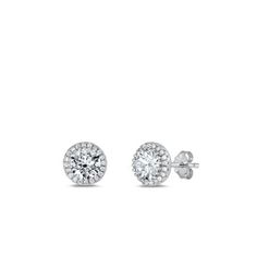 Sterling Silver Wholesale Clear Cubic Zirconia Clear High Polished Stud Earrings .925 New Jewelry Female All our silver jewelry is crafted from .925 silver also commonly referred to as sterling silver. Sterling silver is the standard for beautiful high-quality silver jewelry and cannot be replicated by lower priced silver plated jewelry. It is 92.5% pure silver, mixed with alloys to add strength and durability to stand the test of time. Keep your fine jewelry shiny and elegant by storing it prop Sterling Silver Halo Diamond Earrings For Anniversary, Anniversary Sterling Silver Halo Diamond Earrings, Sterling Silver Earrings With Halo Design In Diamond White, Dazzling Sterling Silver Earrings With Halo Setting, Silver Diamond Earrings With Halo Setting For Gift, White Gold Sterling Silver Earrings With Halo Design, White Gold Halo Diamond Earrings In Sterling Silver, White Halo Design Sterling Silver Earrings, Silver Sterling Silver Diamond Earrings With Halo Design