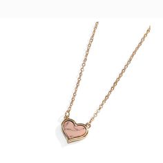 Dandy Necklace Everyday Layering Dainty Marble Look Reverse It For A Solid Gold Heart 16”+3 Park Lane Jewelry, Park Lane, Fashion Jewelry Necklaces, Gold Heart, Dandy, Heart Of Gold, Pink Heart, Diy Fashion, Heart Necklace