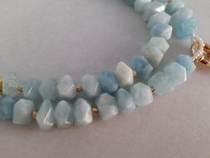 Elegant Handmade Amazonite Beaded Necklace, Aquamarine Necklaces With Round Beads Of Natural Stones, Aquamarine Necklace With Round Natural Stones, Aquamarine Necklace With Natural Round Beads, Aquamarine Necklace With Round Natural Stone Beads, Handmade Elegant Amazonite Necklace, Single Strand Aquamarine Jewelry Gift, Aquamarine Round Beads Necklace For Gift, Aquamarine Bead Necklaces For Gifts