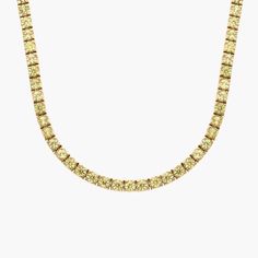 Brilliant yellow sapphires glitter endlessly along this classic eternity necklace featuring a 17.5'' length. It features richly lustrous 14k yellow gold design for lasting quality. Eternity Necklace, Blue Nile, Yellow Sapphire, Precious Gemstones, Gold Design, Gemstone Necklace, Gemstone Jewelry, Sapphire, Jewelry Necklaces