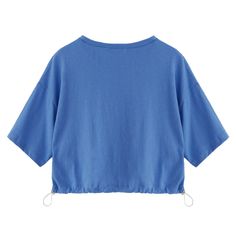 FREE SHIPPING Korean Harajuku Tshirt Women Summer New Drawstring Dew Waist Short Sleeve Cropped Tops Woman Casual Tee Shirt JKP2431 Short Sleeve Tops For Spring Leisure, Casual Drawstring Crop Top, Trendy Cotton Crop Top With Drawstring, Relaxed Fit Top For Leisure, Casual Solid Color Tops For Leisure, Trendy Drawstring Crop Top, Trendy Drawstring Tops For Leisure, Trendy Crop Top With Drawstring, Solid Sporty Tops With Drawstring