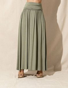 Versatile Solid Color Maxi Skirt With Elastic Waistband, Versatile Solid Skirt With Elastic Waistband, Versatile Solid Color Skirt With Elastic Waistband, Relaxed Maxi Skirt With Elastic Waistband For Loungewear, Versatile Maxi Skirt With Stretch Elastic Waistband, Versatile Stretch Maxi Skirt With Elastic Waistband, Casual High-waisted Maxi Skirt With Elastic Band, Casual Flowy Maxi Skirt With Banded Waist, Spring Maxi Skirt With Elastic Waistband