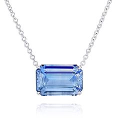 12.12 carat Emerald Blue Sapphire with set in a handmade platinum pendant Platinum Pendant, Antique Necklaces, Emerald Blue, Vintage Necklaces, Antique Necklace, Blue Gemstones, Sapphire Gemstone, High Quality Jewelry, Diamond Gemstone