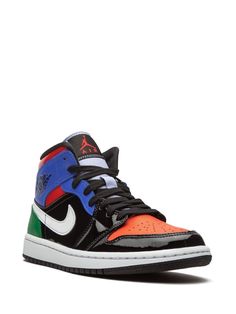 Jordan Air Jordan 1 Mid Sneakers - Farfetch Jordan Air 1, Jordan Mid, Red Jordans, Mid Sneakers, Air Jordan 1 Mid Se, Jordan Air, Air Jordan 1 Mid, Jordan 1 Mid, Air Jordan 1