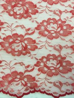 Priced per yard. Red, Galloon lace, 60-inches wide. Smallest length sold online: one-yard. African Fashion Dresses, African Fashion, Fashion Dresses, Yard, Thing 1, Lace, Red, Dresses